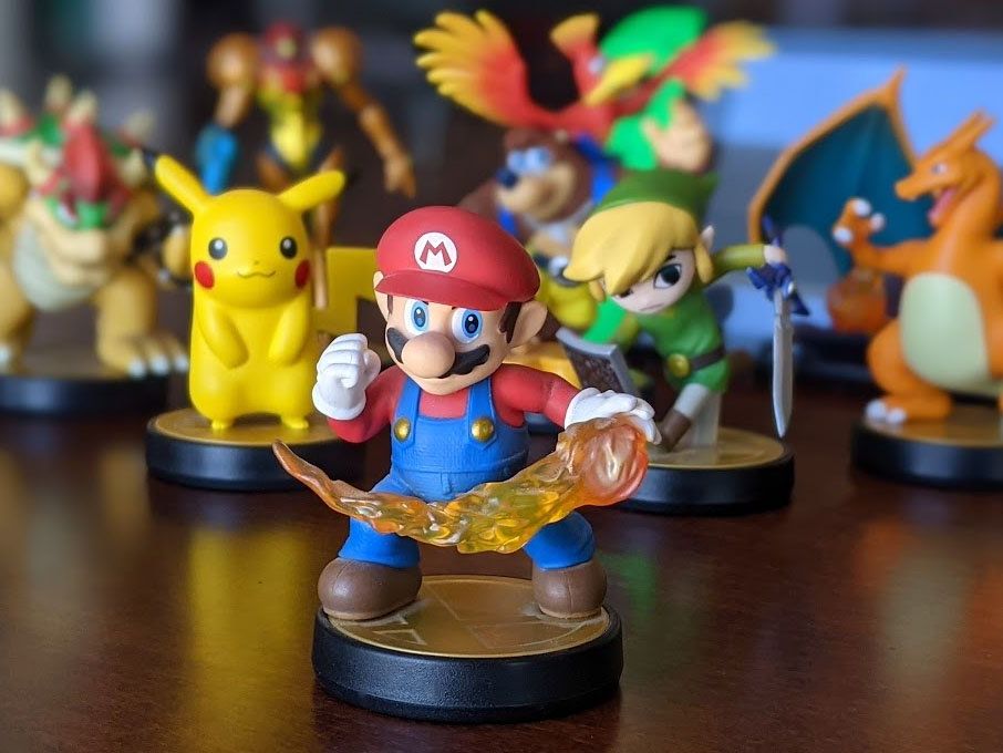 マリオamiibo（裸） Amazon.com: Mario Modern Color Amiibo - Japan Import (Super Smash