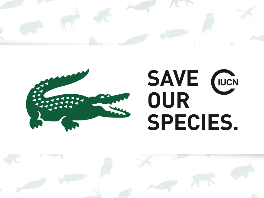 Lacoste replaces its crocodile with endangered species | Creative Bloq