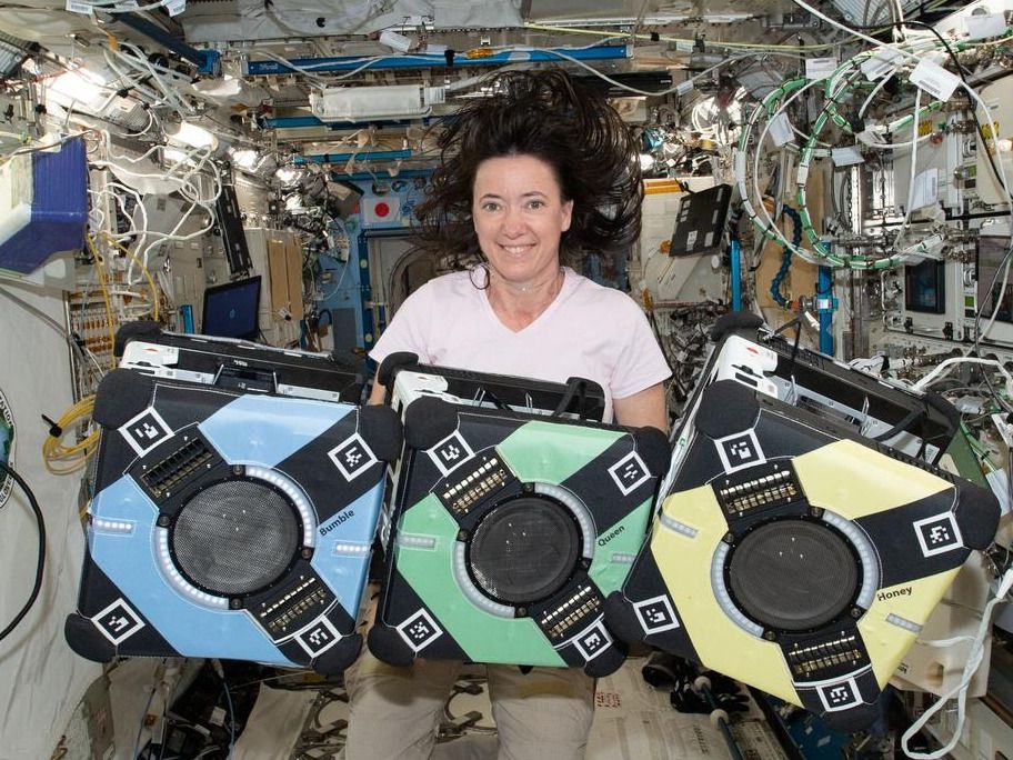 NASA's Astrobee robot flies home to International Space Station
