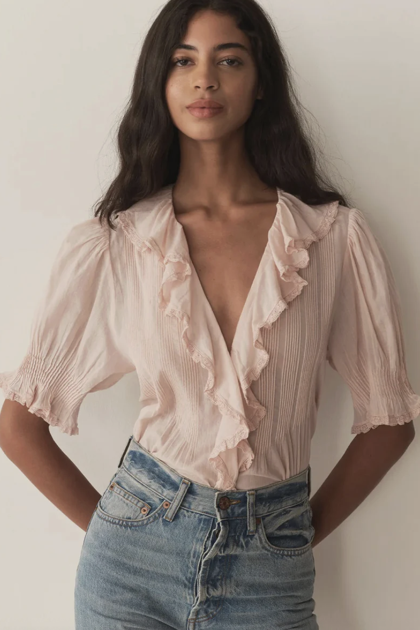 pink Doen top