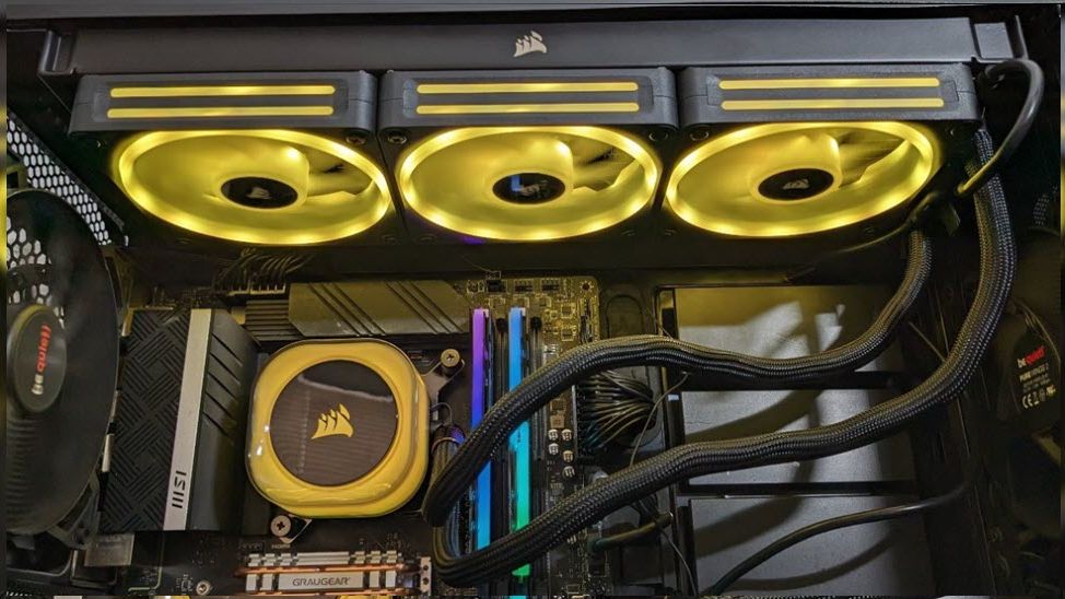 phara　CORSAIR iCUE H150i RGB ELITE iCUE LINK H150i RGB AIO Liquid CPU Cooler