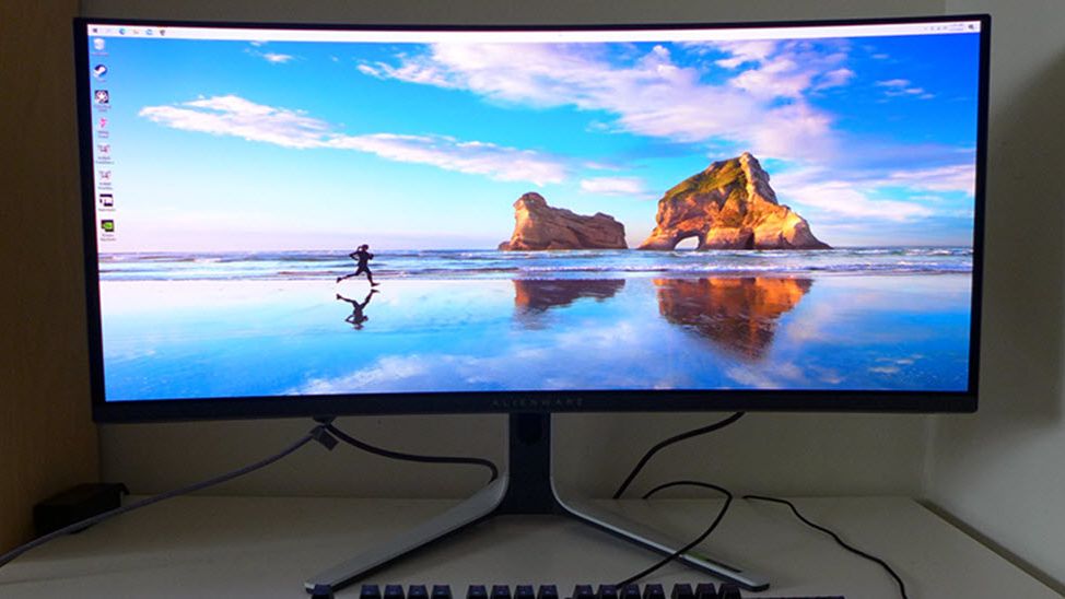 Alienware 34 曲面 ゲーミングモニター - AW3423DW Amazon.com: Alienware AW3423DW Curved Gaming Monitor 34.18