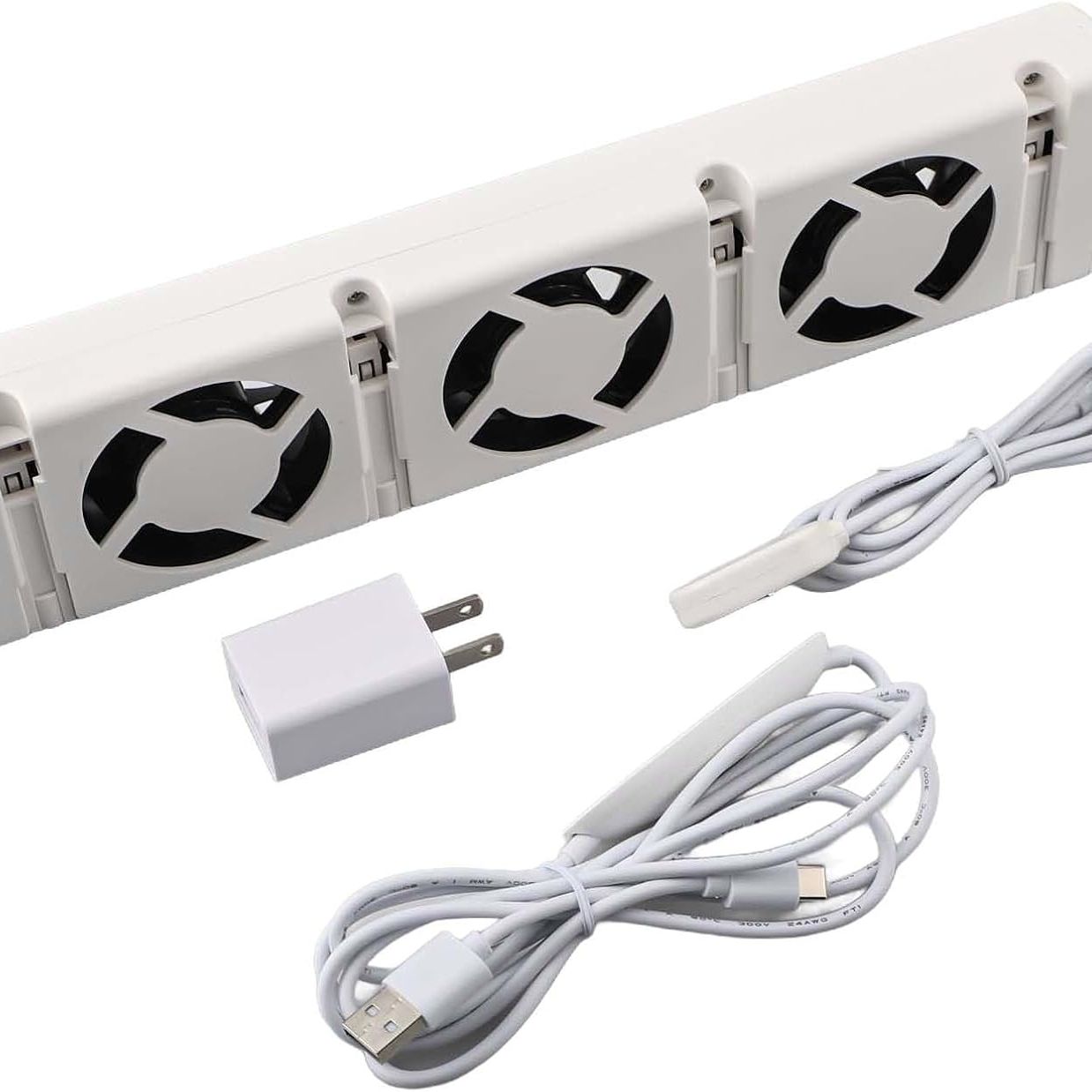 Jurwheer Smart Radiator Fan Booster, Magnetic Temperature Sensor, Automatic Heating Circulation, 20db Quiet Operation, Heat Distribution Fan(mxrv-01)