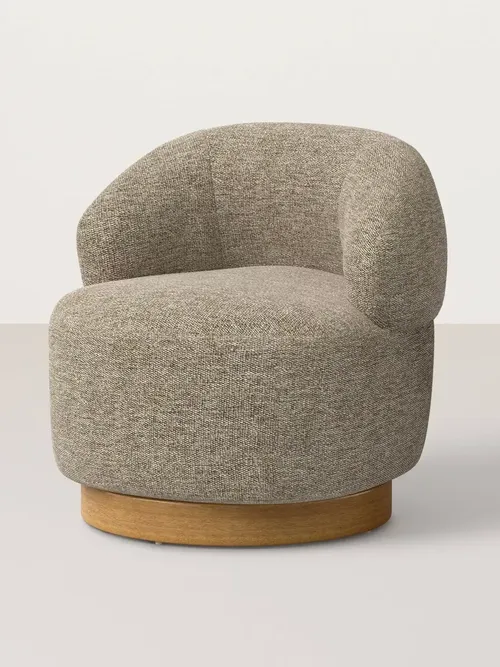 Swivel Chair With Plinth Granite &ndash; Hearth & Hand With Magnolia