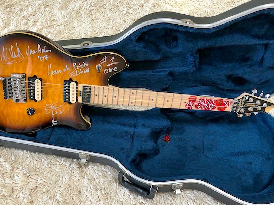 Eddie Van Halen-owned and -played Peavey Wolfgang goes up for