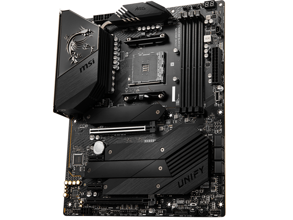 マザーボード MSI MEG B550unify-X MSI MPG B550 UNIFY-X AMD AM4 DDR4 CF M.2 USB 3.2 Gen 2 Wi-Fi 6