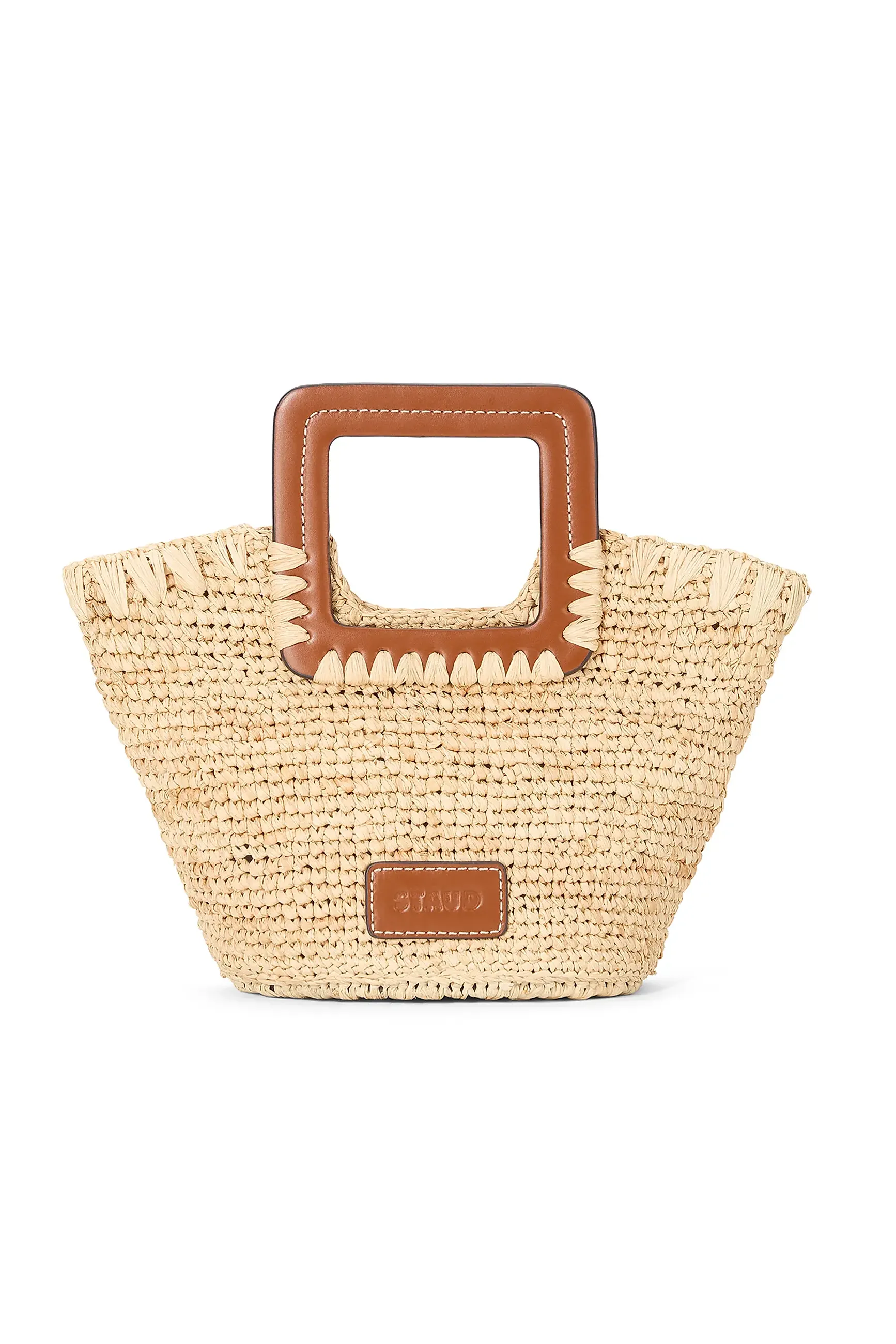 Mini Shirley Raffia Bucket Bag