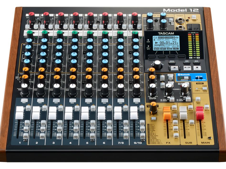 NAMM 2020: Tascam's Model 12 is a multitrack mixer and recorder at