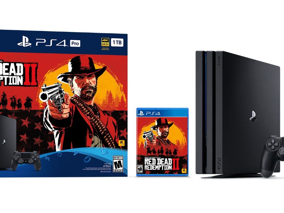 Pro 1tb Ps4 Pro Two Controller Bundle Save $60 On Red Dead
