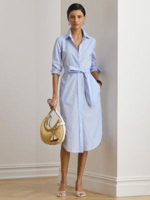 Women's Point Collar Shirt Dress