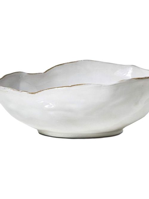 Serene Spaces Glazed Ceramic Bowl