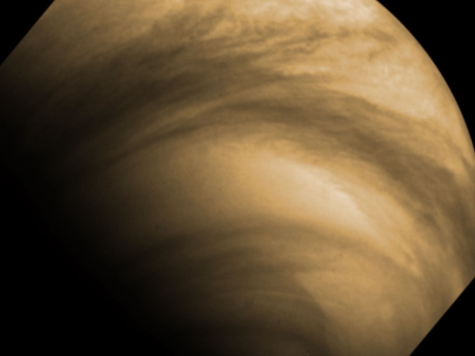 Chasing Clouds on Venus Space Wallpaper | Space