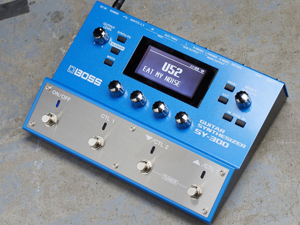 First look video: Boss SY-300 Guitar Synthesizer demo | MusicRadar