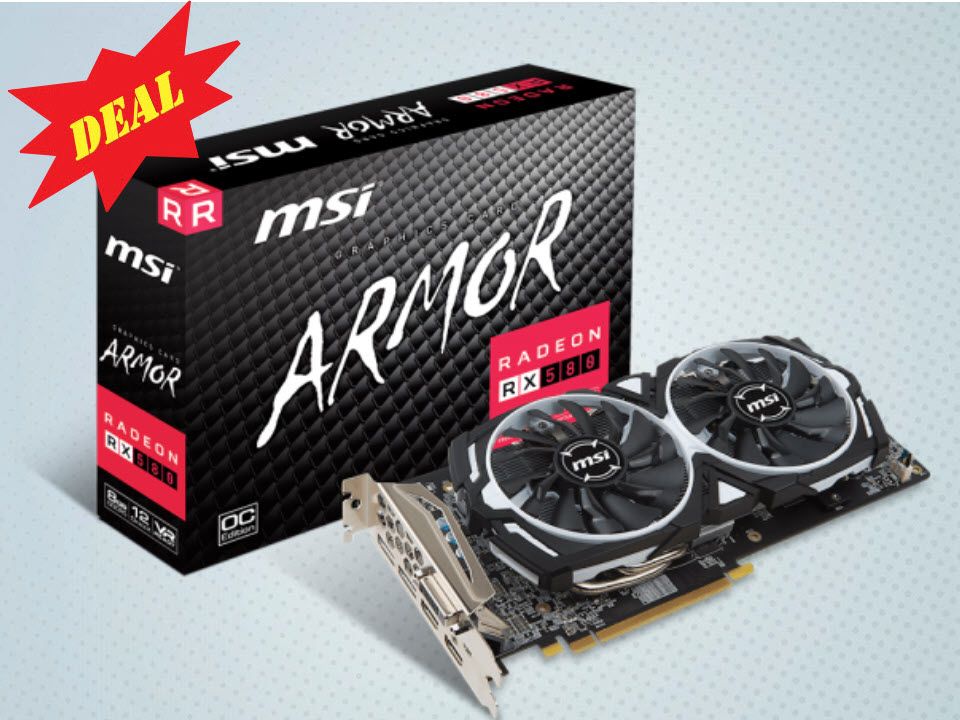 グラフィックボード・グラボ・ビデオカード MSI Radeon RX 580 OC Edition ARMOR Amazon.com: MSI Gaming Radeon RX 580 256-bit 4GB GDRR5