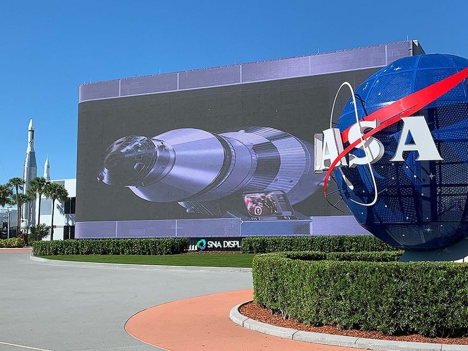 Space history and future leap off the screen at NASA's Kennedy