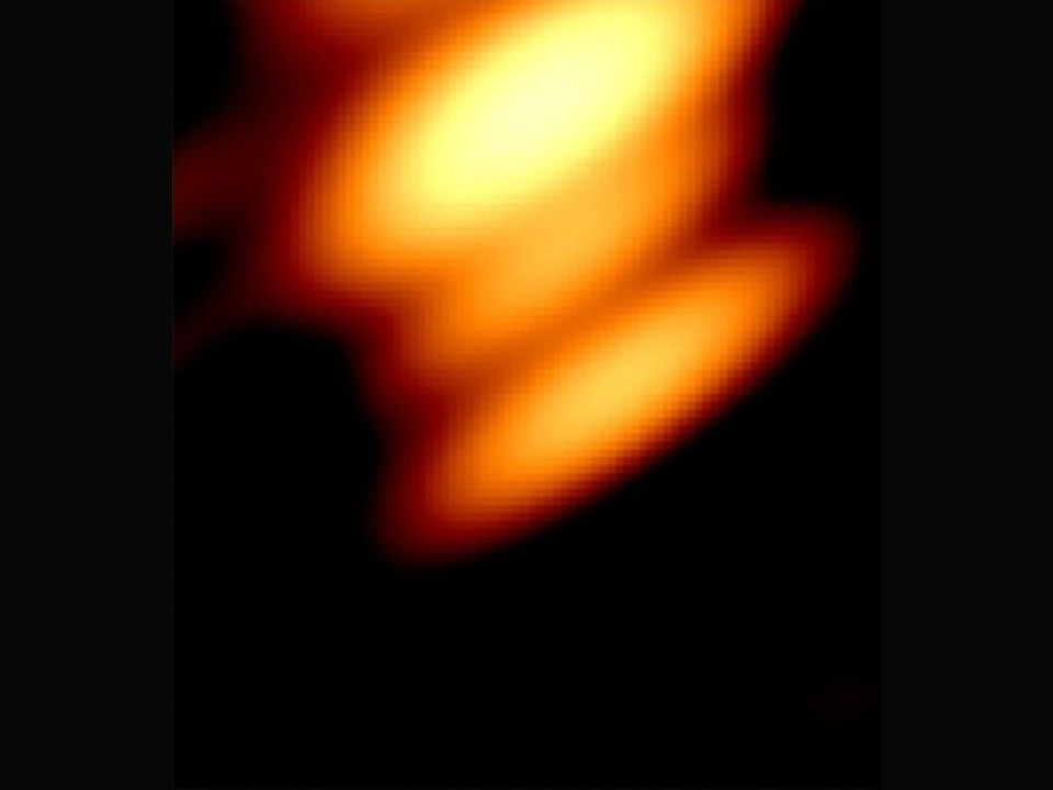 ポーラー 2MANTENTS BLACKHOLE This is the world's 1st image of 2 black holes orbiting one