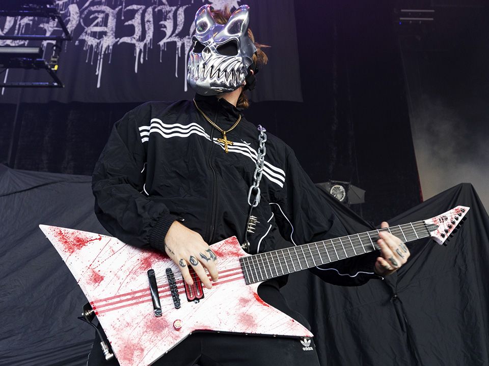 Slaughter To Prevail guitarist Jack Simmons' bloody ESP | Guitar World