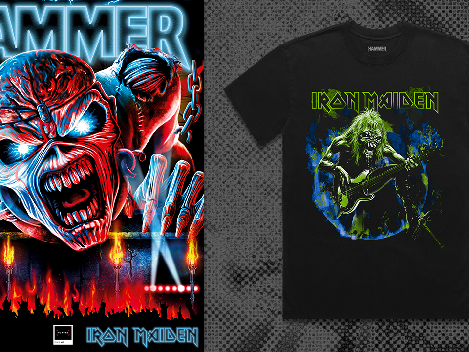 Get an exclusive glow-in-the-dark Iron Maiden t-shirt and new