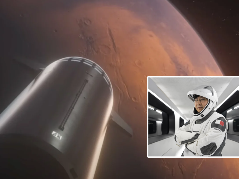This cryptocurrency billionaire will fly SpaceX's 1st private