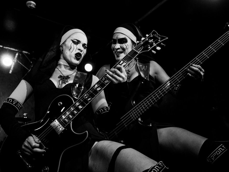 metal band dressed as nuns The Dogma Nuns Release Father I Have Sinned
