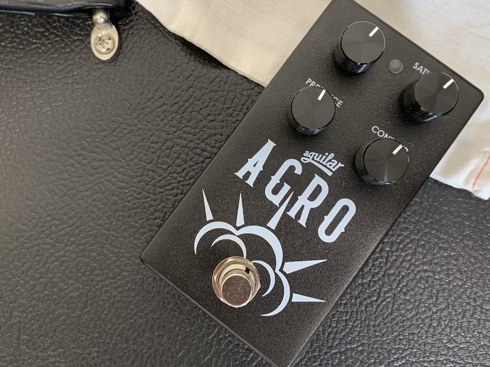 AGUILAR アギュラー AGRO Bass Overdrive pedal Aguilar-Agro-Bass-Pedal-top-