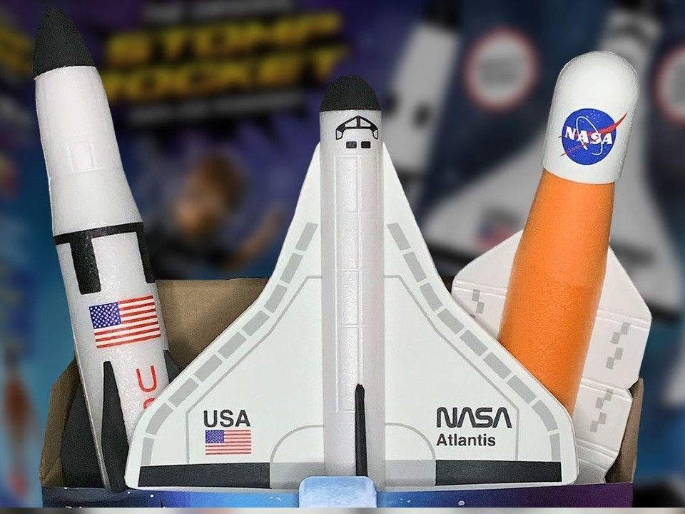 Stomp Rocket 'targets' NASA history with new space toy collection