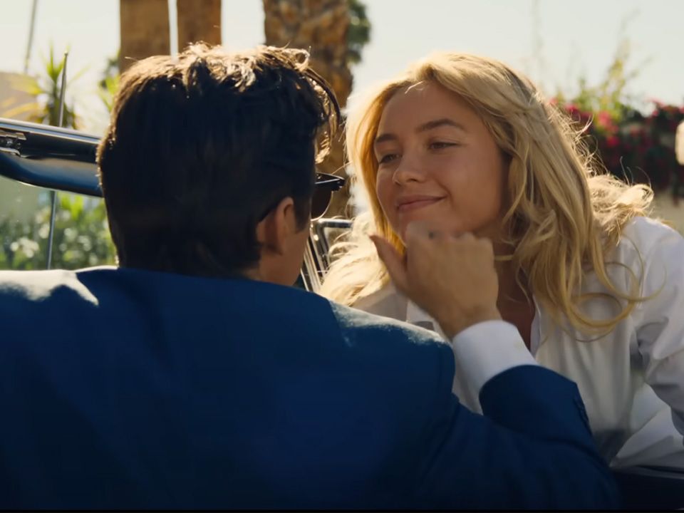 florence pugh don't worry darling pink dress Don't Worry Darling Fashion: Shop Dresses And Outfits To Look Like Florence  Pugh, Harry Styles And More