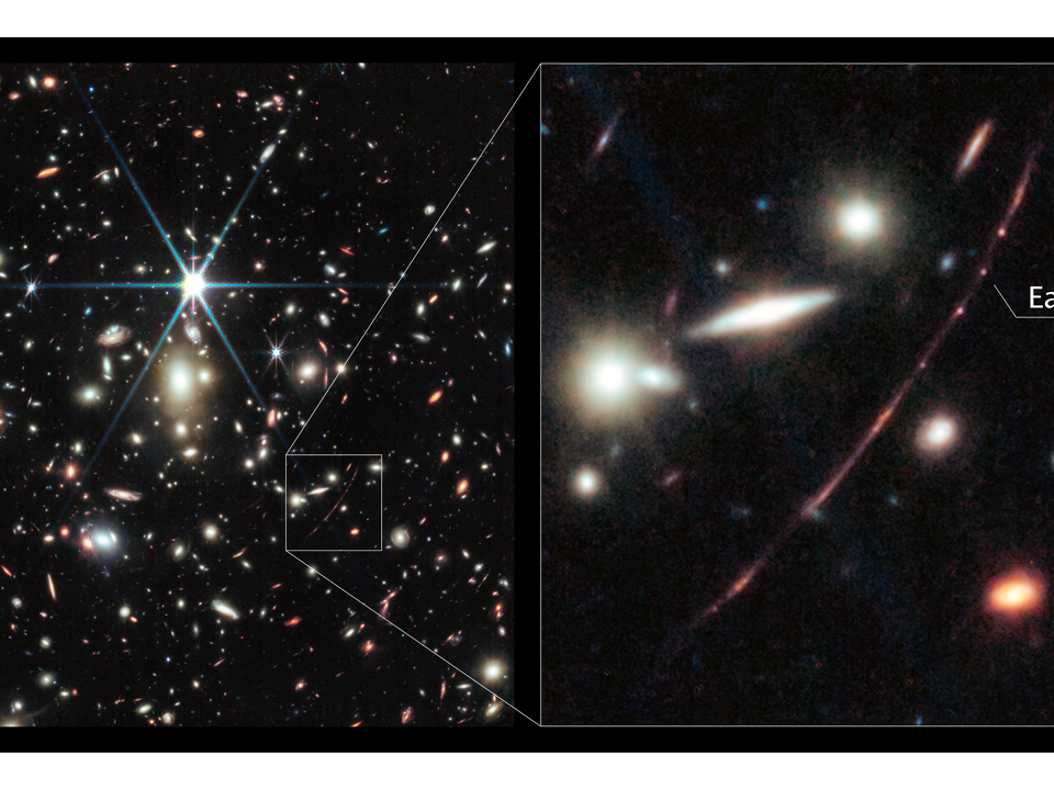 Wrinkle in space-time' enables James Webb to capture stunning