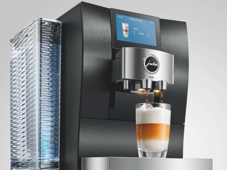 スラキュア JURA upgrades its Z10 coffee machine with 50 drink options