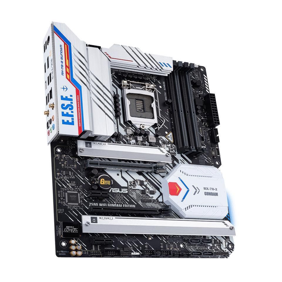 PC パーツ Gundam-themed PC parts from Asus now on Newegg for U.S. customers