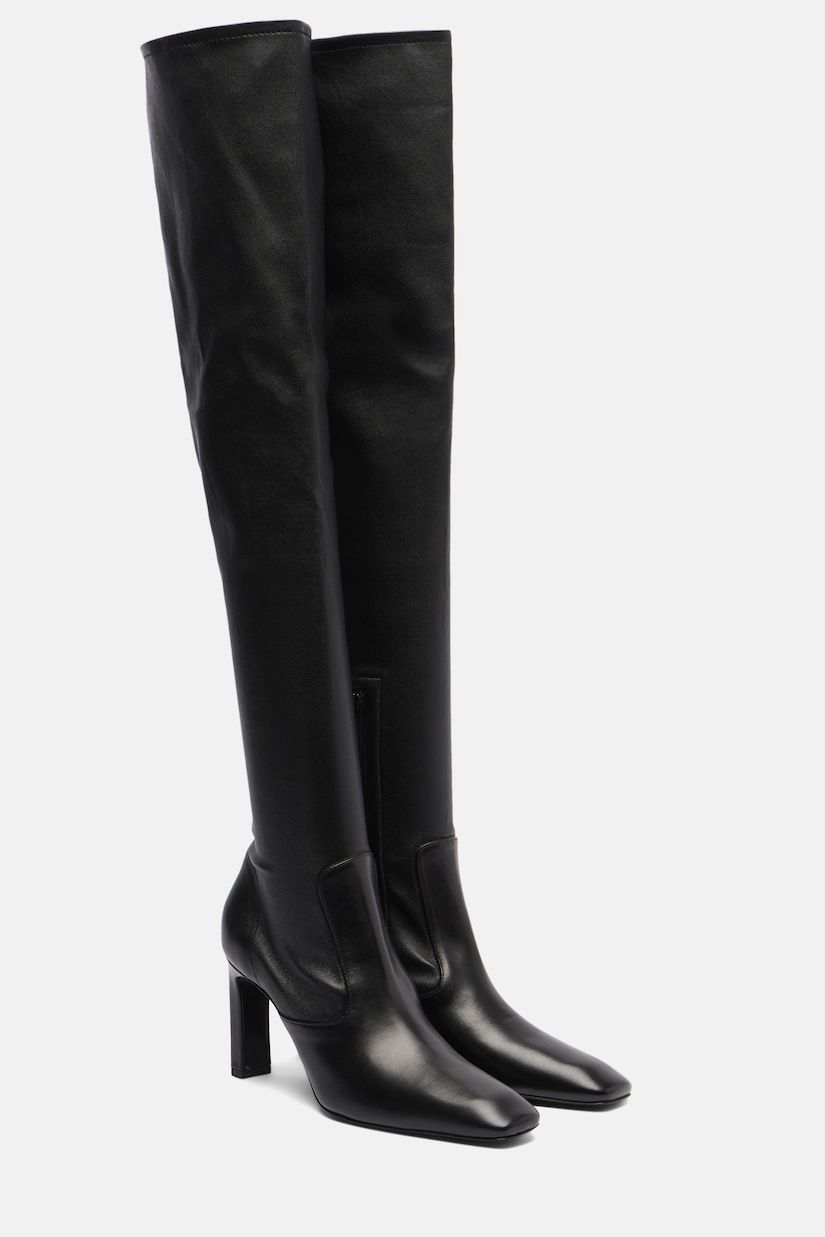 Leather Over-The-Knee Boots