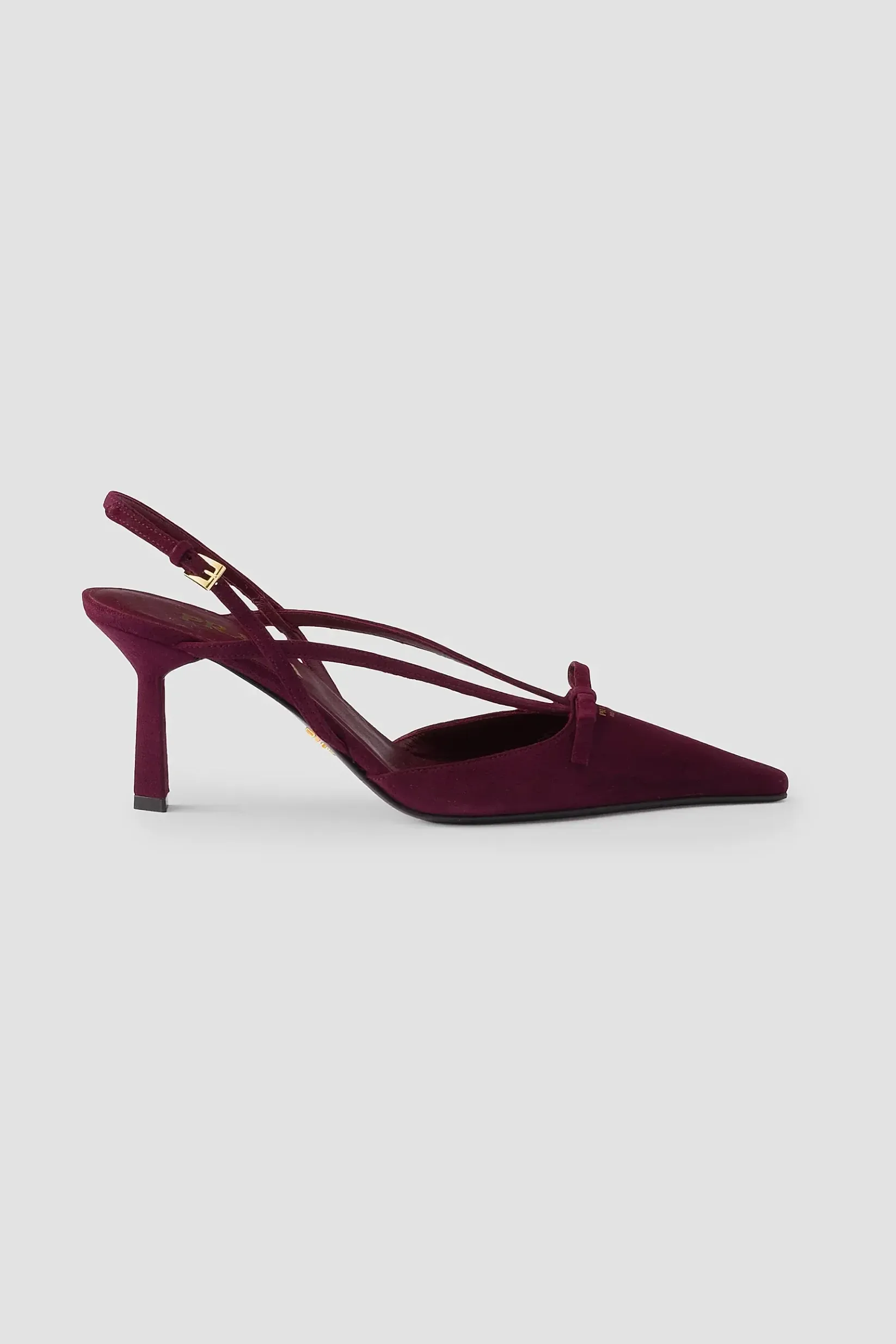 Suede Slingback Pumps