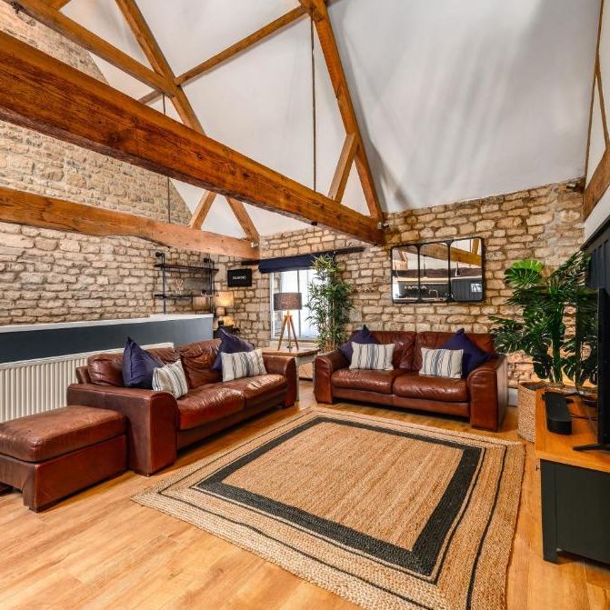 Room inside converted granary