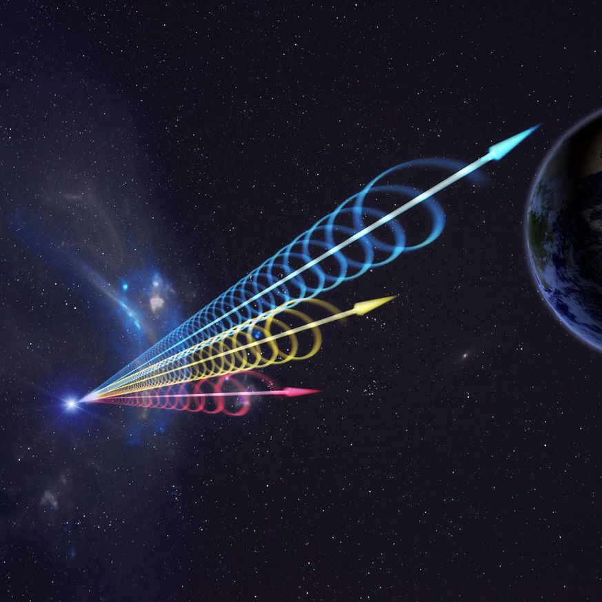 Weird type of fast radio burst discovered 3 billion light