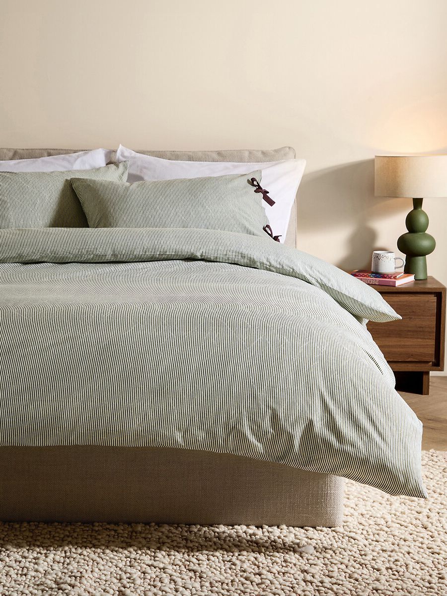 Made.com Ansel 100% Cotton Duvet Cover and Pillowcase Set