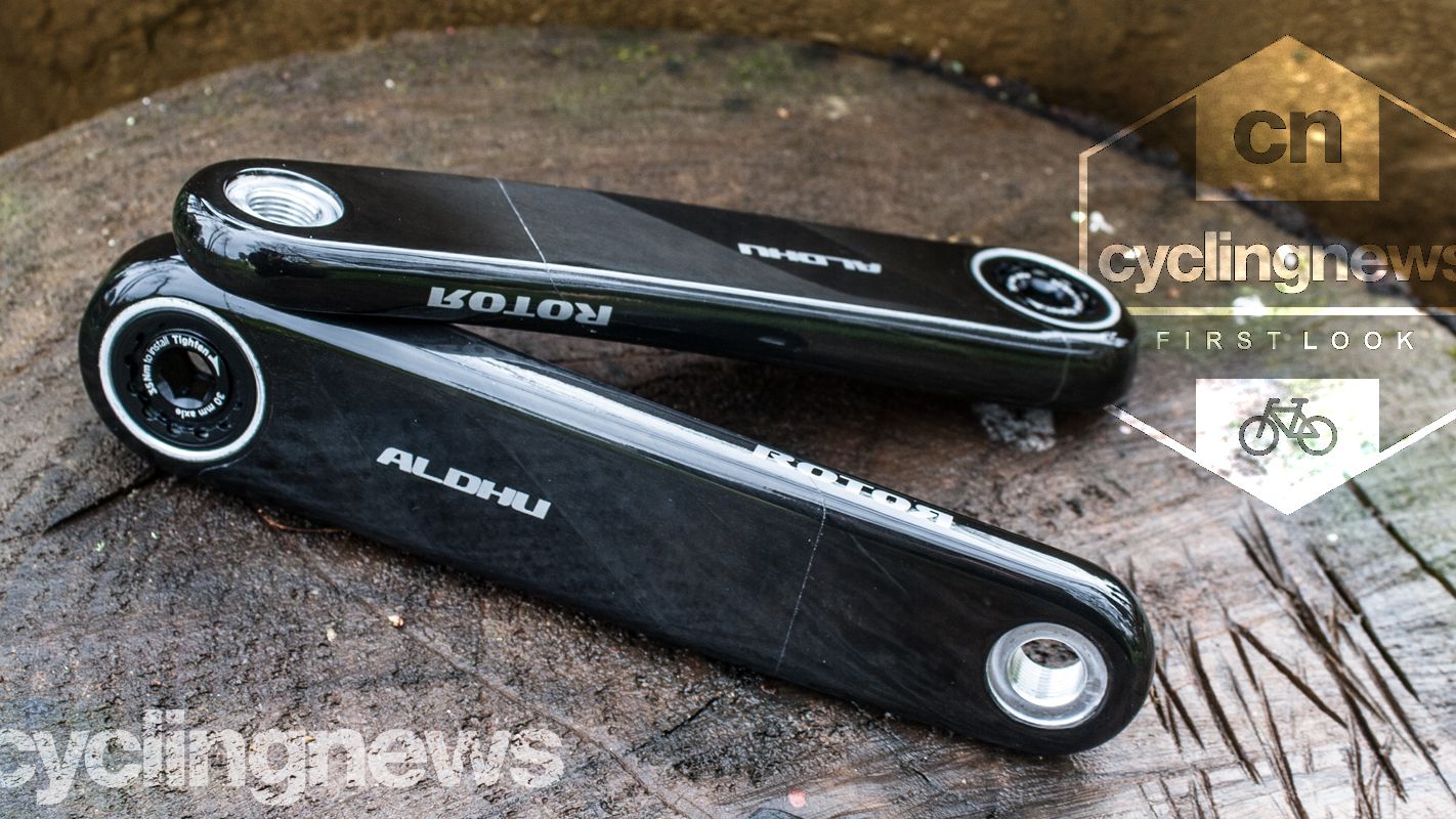 パーツ ALDHU CARBON CRANK ARMS 170mm ROTOR Rotor Aldhu Carbon 1x Universal tooth crankset