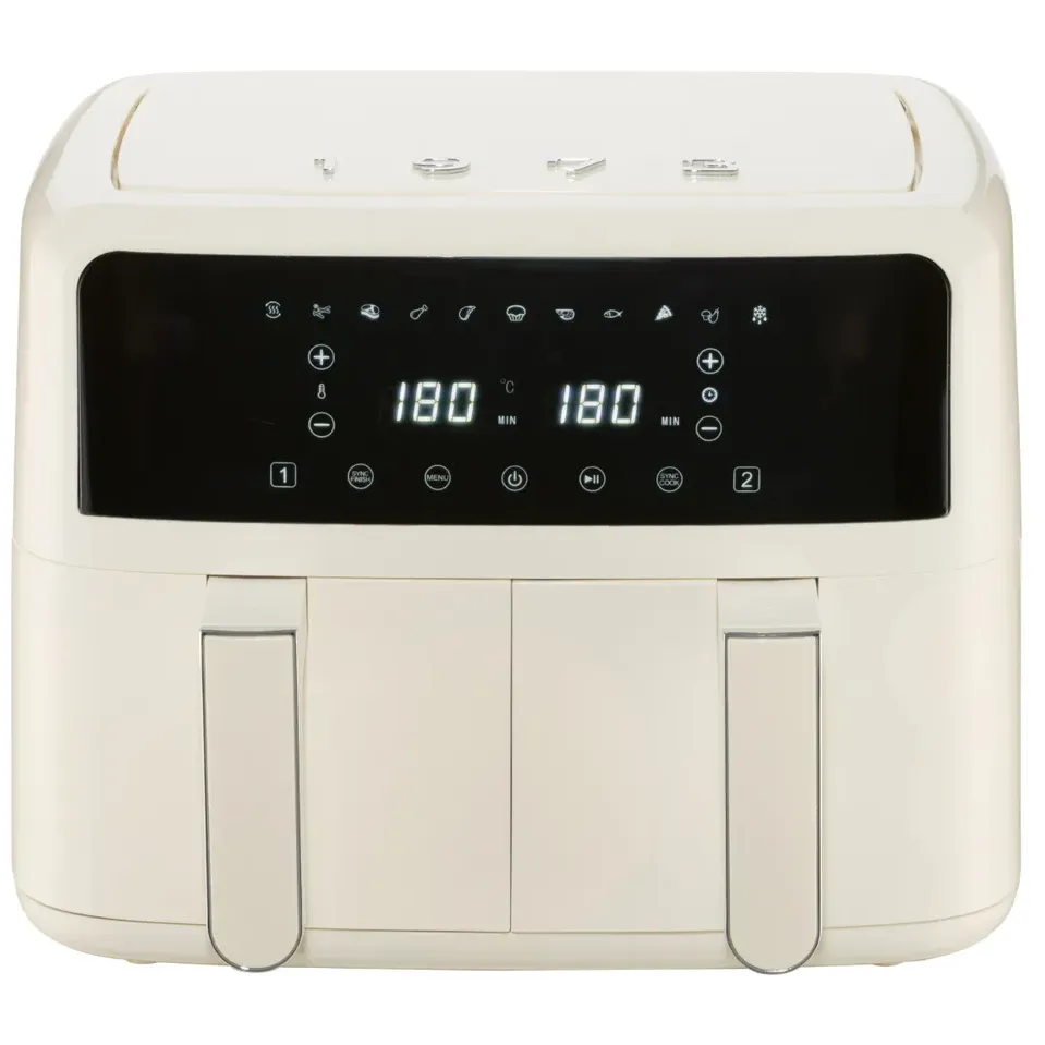 Silvercrest Beige Dual Basket Air Fryer