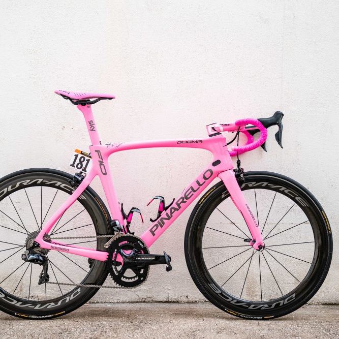 Chris Froome's Giro d'Italia winning Pinarello Dogma F10 X-Light