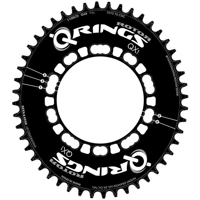 ROTOR 3D＋ 175mm + Q RINGS QX1 40T 11s Rotor 3D 175mm 30 Q