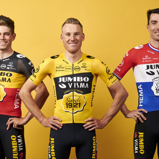 Jumbo-Visma unveil special-edition jersey for men's Paris-Roubaix