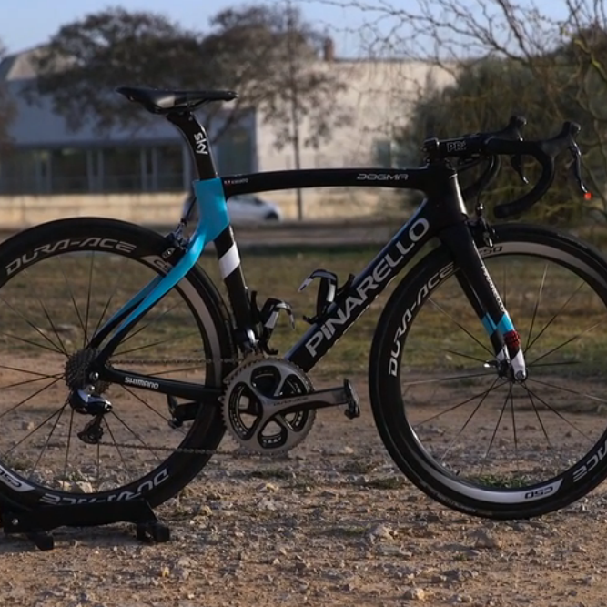 PINARELLO dogma F8 チームSkyモデル Exclusive: Chris Froome's Team Sky Pinarello Dogma F8