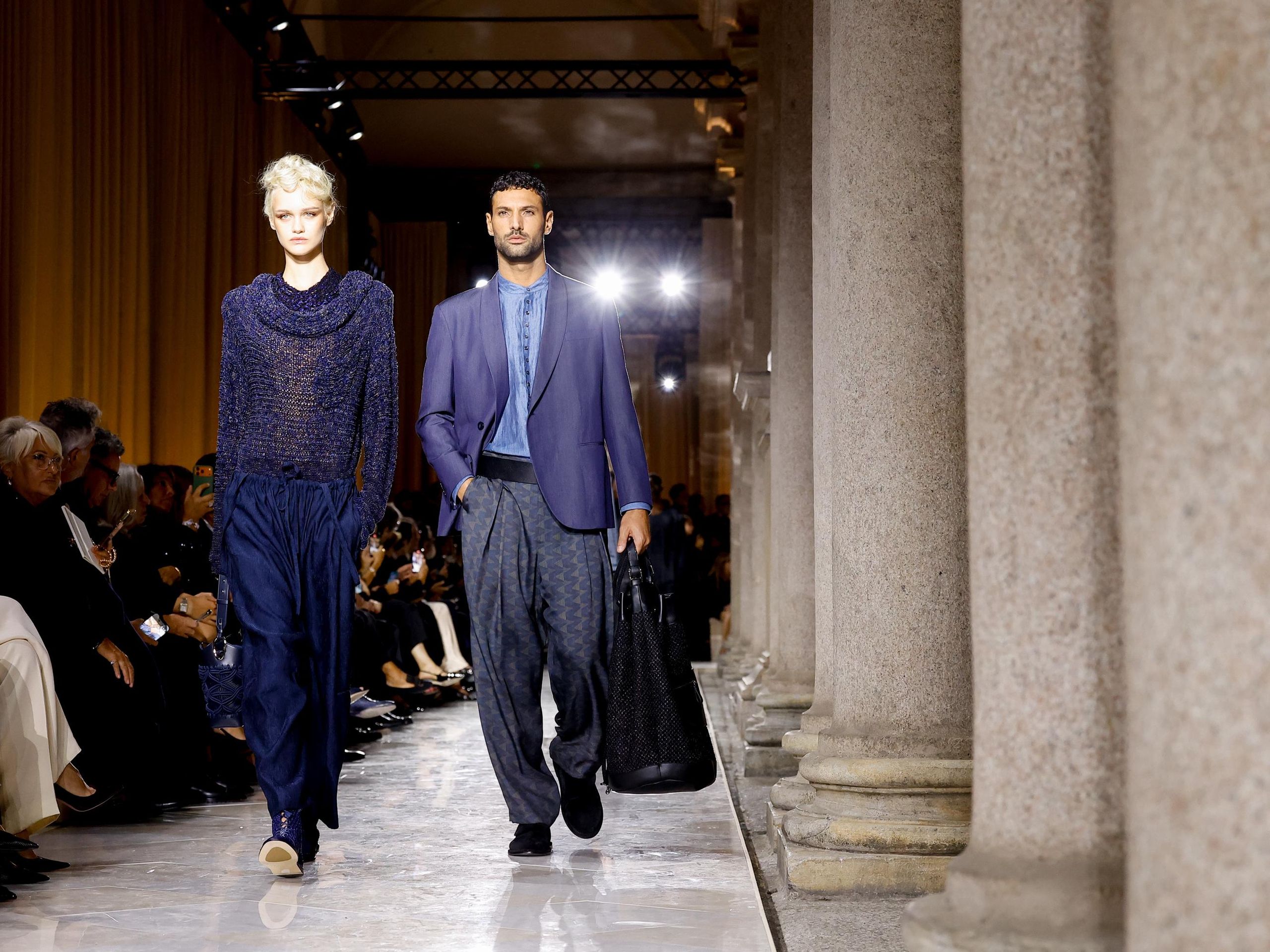 The fashion world gathers to say goodbye to Giorgio Armani in