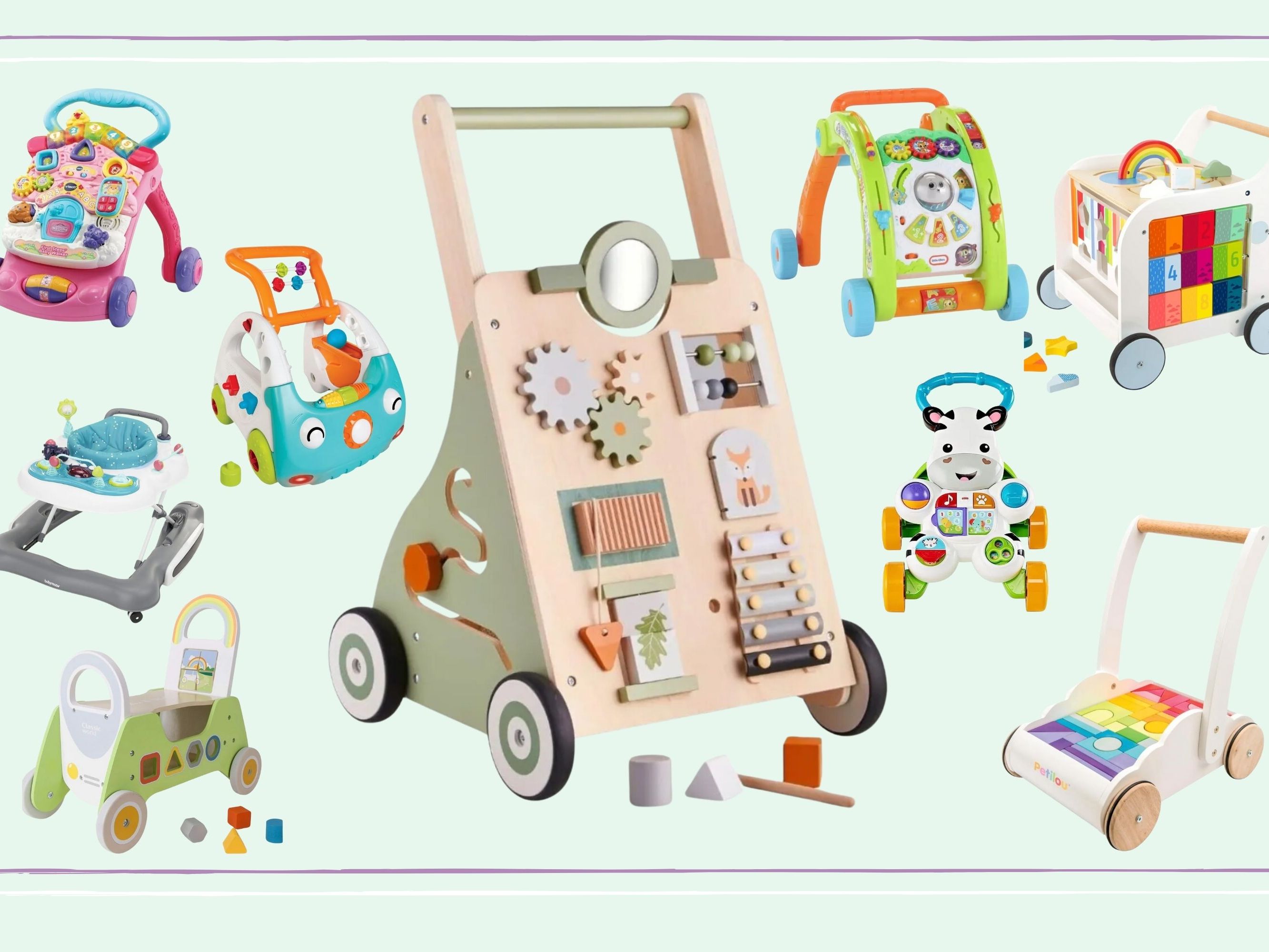 Baby Walker Funskool Toys For Year Wooden Walker Push Toys For