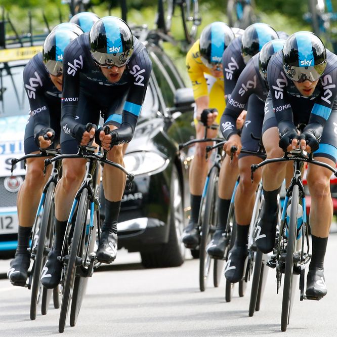 Team Sky サイクルジャージ M 黒 UCIワールドツアー Team Sky suffer heavy fall in Worlds TTT training ride | Cyclingnews