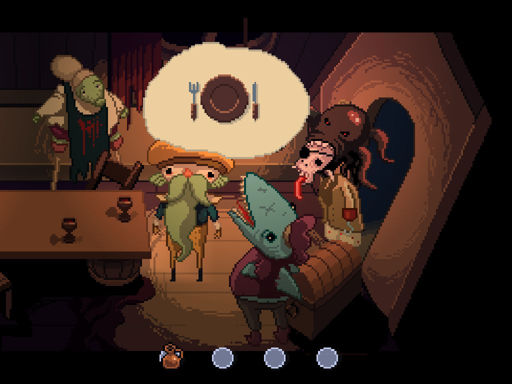 steaming dish with mysterious ingredients