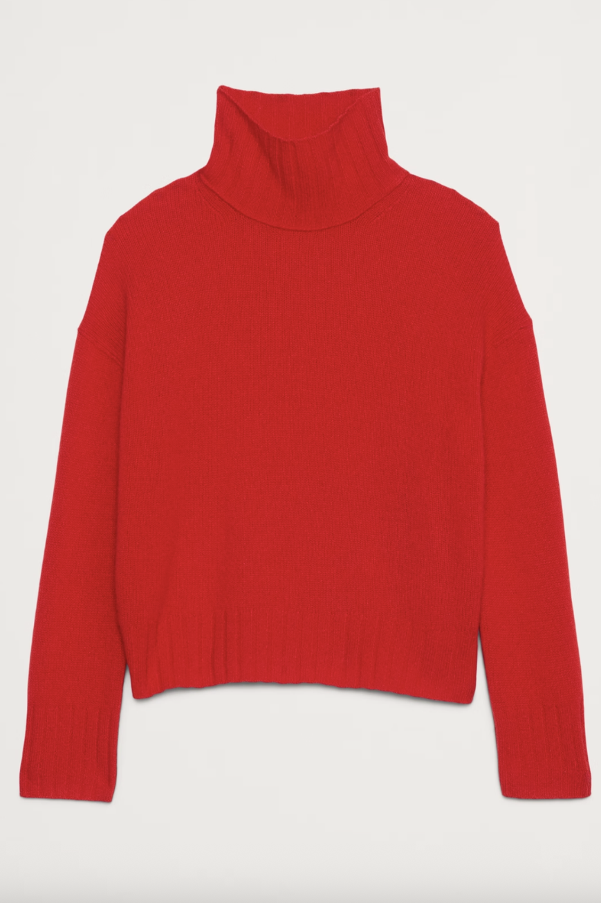 Banana Republic, Relaxed Cashmere Turtleneck Sweater