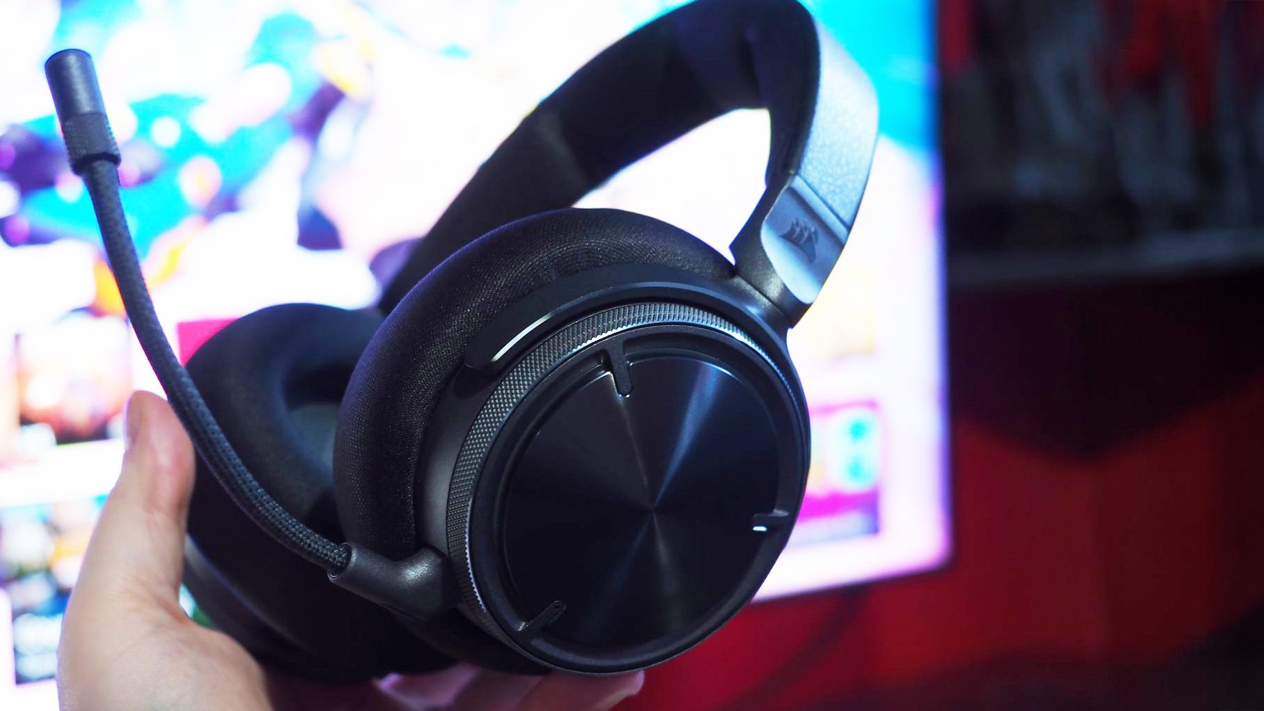 訳あり　Q3093 Corsair VIRTUOSO MAX VIRTUOSO MAX WIRELESS Gaming Headset, Carbon