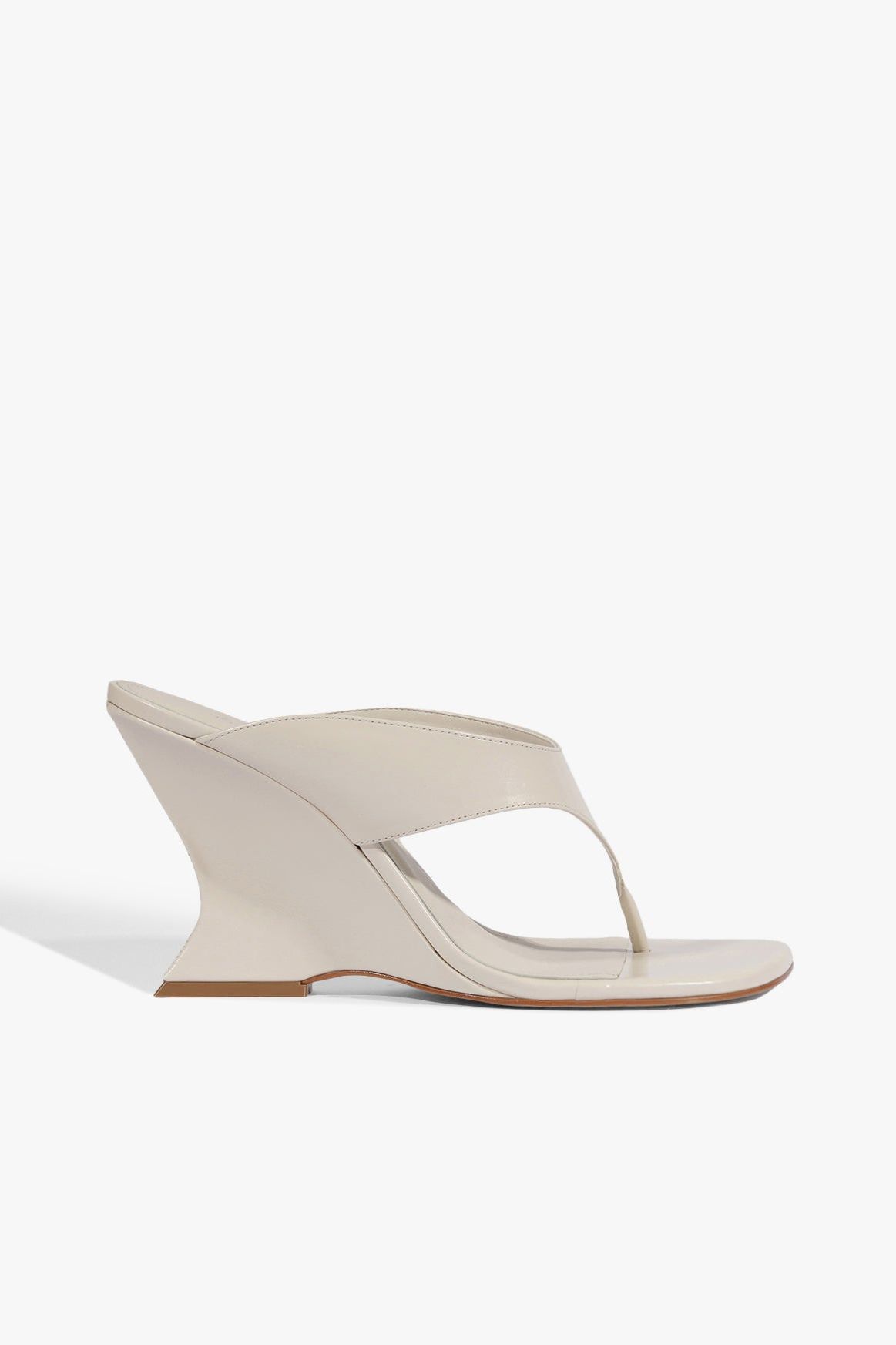 Maya Leather Sandal - 5 / Sugar White / Leather