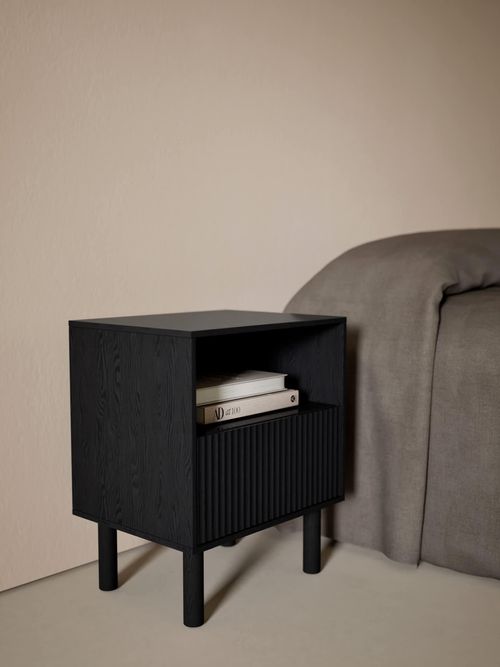 Gallery Direct Fluted Bedside Table