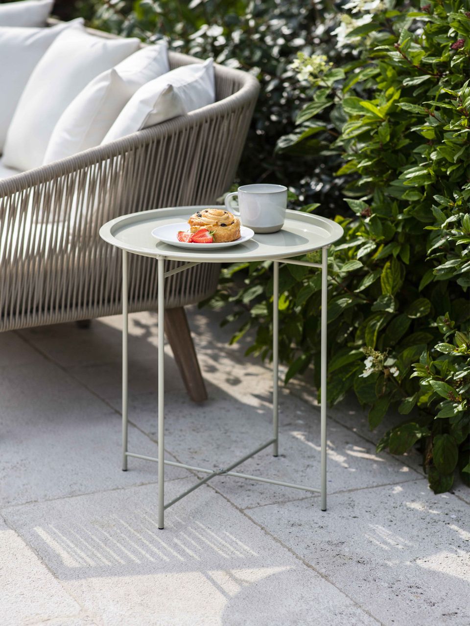 Rive Droite Side Table - Steel, Clay